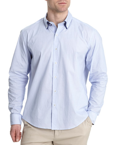 New Haven Printed Double Collar Shirt